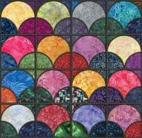 on the edge ideas clamshell quilt