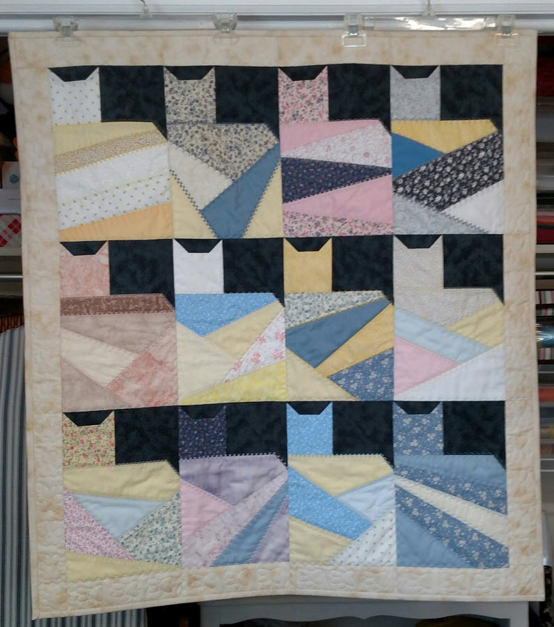 crazzy cats quilt