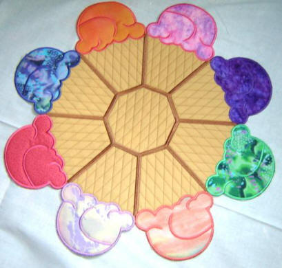 ice cream doily