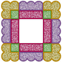 stipple scallops and sashing