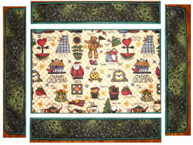 5 quilted pieces