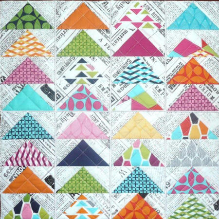 flying geese pillow top