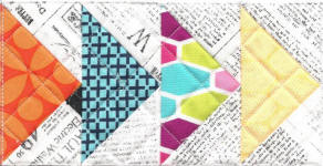 flying geese cross hatch quilting