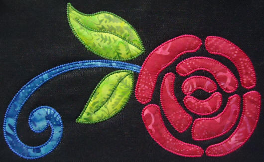 applique rose ensemble