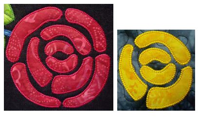 rose applique
