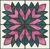 cleopatras fan quilt block