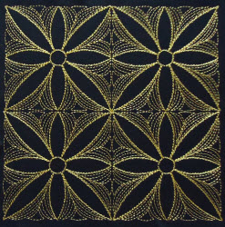 embroidery design golden beauty