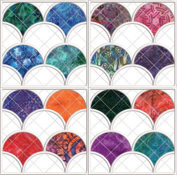 clamshell quilt squares example1 white