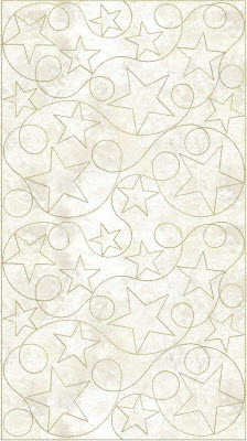 edge to edge star quilting