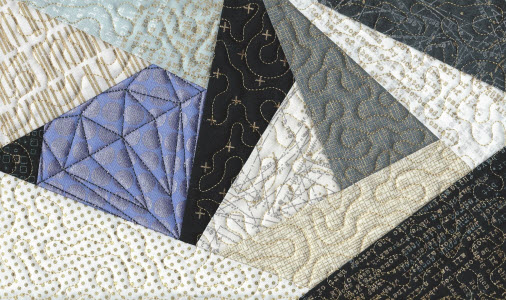 crazy diamond quilt panel