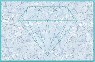 diamond blue star quilting