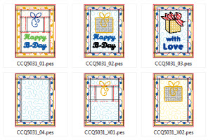 gift tag designs in set