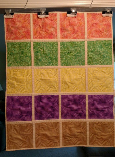lynn summer flower quilt back