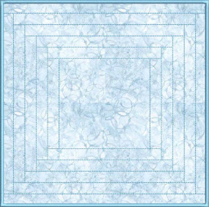 one fabric quilted filler square