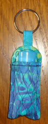 chapstick keyring holder pouch