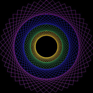 string art nesting circles