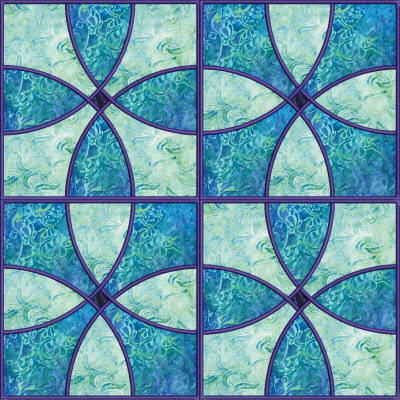 flowering snowball quilt in the hoop squares