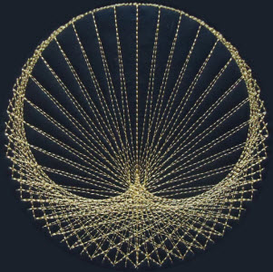 string art moon
