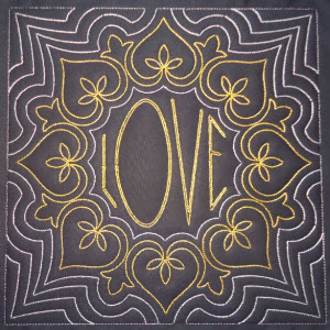 decorative quilting in the hoop quilts