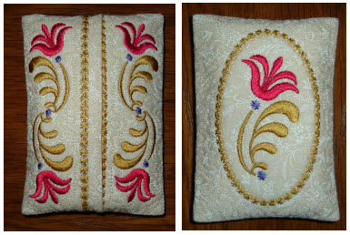 tissue holder quilt in the hoop