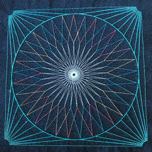 stringart machine embroidery design