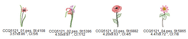 raw edge applique designs flowers