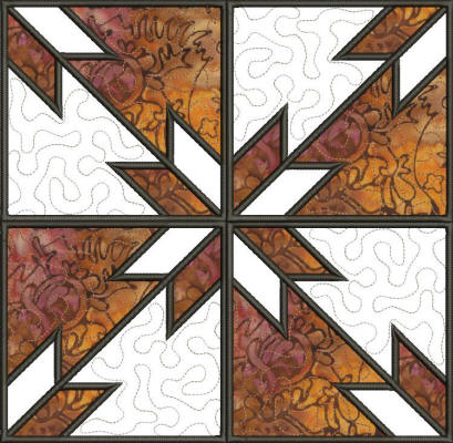 Hunter's Star Applique Squares