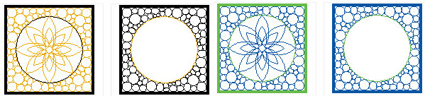 pebble quilting decorative