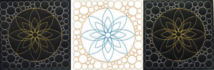 pebble quilting decorative