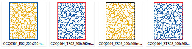 pebble quilting rectangles