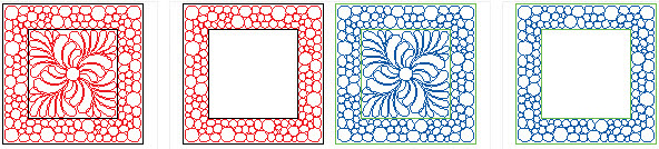 pebble quilting
