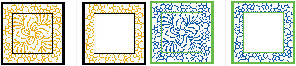 pebble quilting