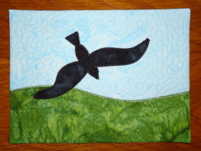 quilt scape mug rug