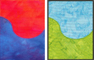 quilt scape curve embroidery