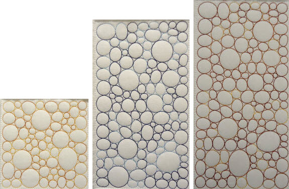 pebble quilting sashing
