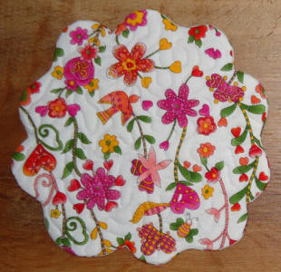blank shape stipple quilting