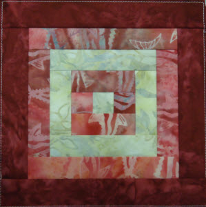 square in a square logs quilt square