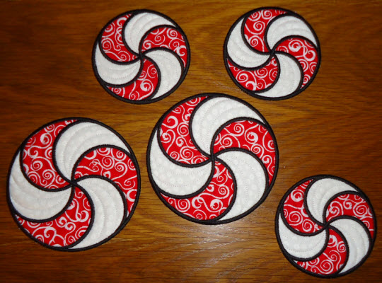 candy coaster in the hoop