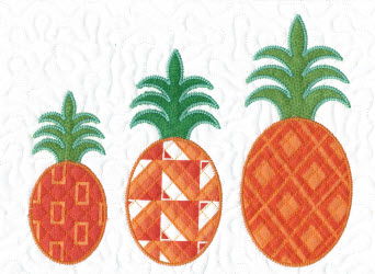 pineapple applique