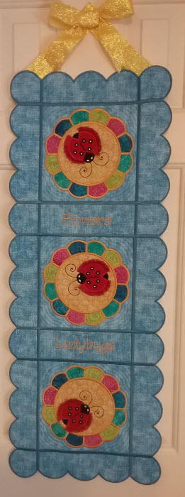 dresden flower wall hanging 2