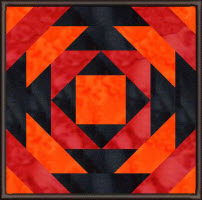 pineapple pieced quilt square