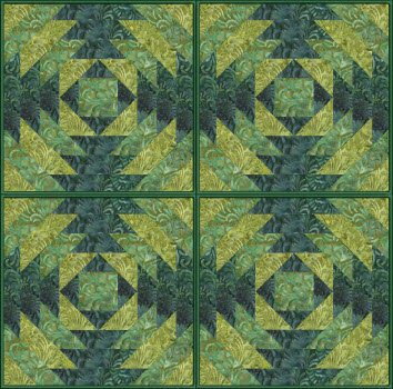 pineapple log square example 4 squares