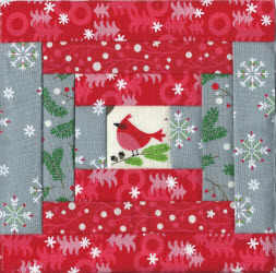 courthouse steps quilt in the hoop square