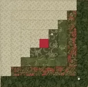 log cabin quilt square