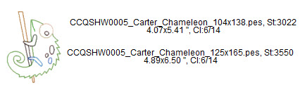 design sizes