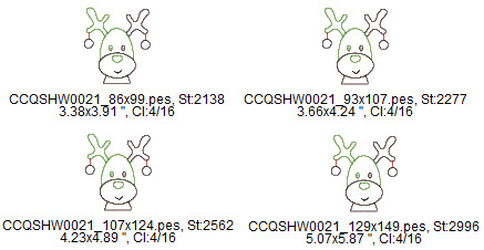 rudolph sizes option A