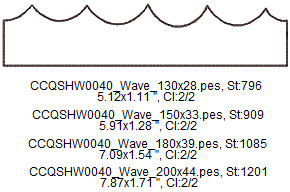 wave applique