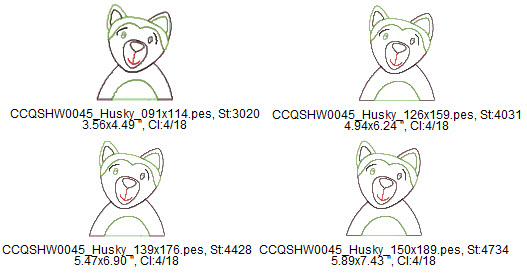 husky applique