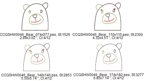 bear applique